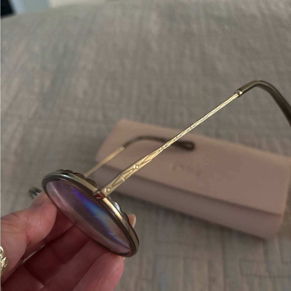 Chloé Brown Glasses with Pink Case - Picture 2 of 5